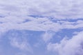 Beauty Nature cloudscape with blue sky and white cloud Royalty Free Stock Photo