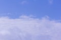 Beauty Nature cloudscape with blue sky and white cloud Royalty Free Stock Photo