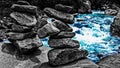 The Beauty Of Blue In The River
