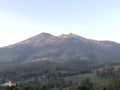 The beauty of one of the mountains in Central Java, Indonesia Royalty Free Stock Photo