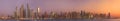 The beauty panorama of Dubai marina. UAE Royalty Free Stock Photo