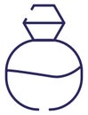 Beauty perfume, icon Royalty Free Stock Photo