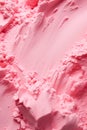 Beauty pink make-up powder product texture as abstract makeup cosmetic background, crushed cosmetics, generative ai