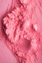 Beauty pink make-up powder product texture as abstract makeup cosmetic background, crushed cosmetics, generative ai Royalty Free Stock Photo