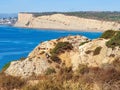 The beauty of Portugal - hiking in Lagos in Portugal - Praia de Porto de Mos near Lagos