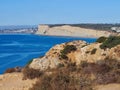 The beauty of Portugal - hiking in Lagos in Portugal - Praia de Porto de Mos near Lagos