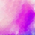 Beauty Purple Polygonal Geometric Art Background. Low poly Vector. eps 10