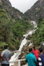 The beauty of Ravana Falls in Sri Lanka