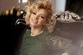 Luxury rich woman like Marilyn Monroe Royalty Free Stock Photo