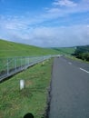 Beauty road under the dam in indonesia Royalty Free Stock Photo