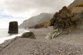 Beauty, rocky coastline - Hvalnes area - Iceland