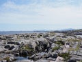 Beauty rocky shore near Atlantic Ocean road at european landscape in Norway