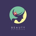 Beauty salon logo design Royalty Free Stock Photo