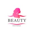 Beauty salon vector logo template