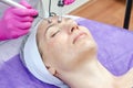 Beauty salons in spa. Microcurrent therapy for women