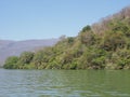 Beauty scenery of wild slope of Sumidero canyon at Grijalva river landscape in Chiapas state in Mexico Royalty Free Stock Photo