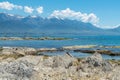 Beauty of Sea coast Kaikoura beach East Coast South Island New Zealand Royalty Free Stock Photo