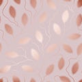 Beauty seamless pattern. Pink repeating pattern. Rose gold background. Delicate backdrop. Elegant design for wallpapers, gift wrap Royalty Free Stock Photo