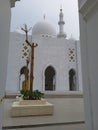 the beauty of the Sheikh Zayed Mosque which complements the city of Solo Royalty Free Stock Photo