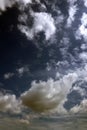 Beauty sky with white clouds great as background. Royalty Free Stock Photo