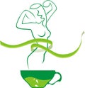 Beauty slim green tea