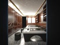 beauty spa massage saloon, 3d render