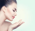 Beauty spa woman with perfect skin Royalty Free Stock Photo