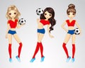 Beauty Spain Soccer Girls