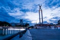 The Beauty of Statue of Irian Jaya Liberation Monument, Jakarta Royalty Free Stock Photo