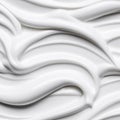 Beauty swatch and skincare cosmetics texture, white cream as cosmetic background. Generative Ai