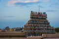 Beauty of Temple Towers lineup view - Srirangam