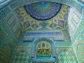 Beauty of the tilework Mazar-e Sharif, Afghanistan Royalty Free Stock Photo