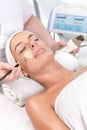 Beauty treatment in beauty salon Royalty Free Stock Photo