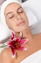 Beauty treatment in dayspa Royalty Free Stock Photo