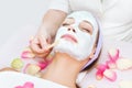 Beauty treatment with cosmetician