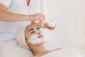 Beauty treatment in spa salon. Royalty Free Stock Photo