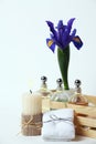 Beauty Treatment and Therapy, Candle, Oils, Flower, Towel