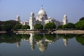 The beauty of Victoria Memorial and its reflection, Kolkata Royalty Free Stock Photo