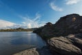 Beauty view on Kolyvan lake