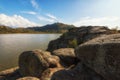 Beauty view on Kolyvan lake