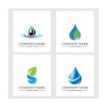 Beauty water logo template