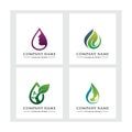 Beauty water logo template