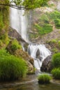 Beauty waterfall in nature