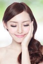 Beauty woman charming smile Royalty Free Stock Photo