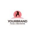 Beauty woman Logo . Use for beauty salon, spa, cosmetics design Royalty Free Stock Photo