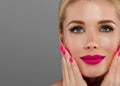 Beauty Woman with Perfect Makeup. Beautiful Professional Holiday Royalty Free Stock Photo