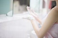 Woman wash her hand Royalty Free Stock Photo