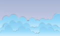 Beautyful could sky on background vector