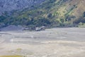 Beautyful Volcanic landscape in the crater of Mount Bromo, Java, Indonesia Royalty Free Stock Photo