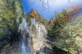 Fall, waterfall, cascade in Schwarzsee